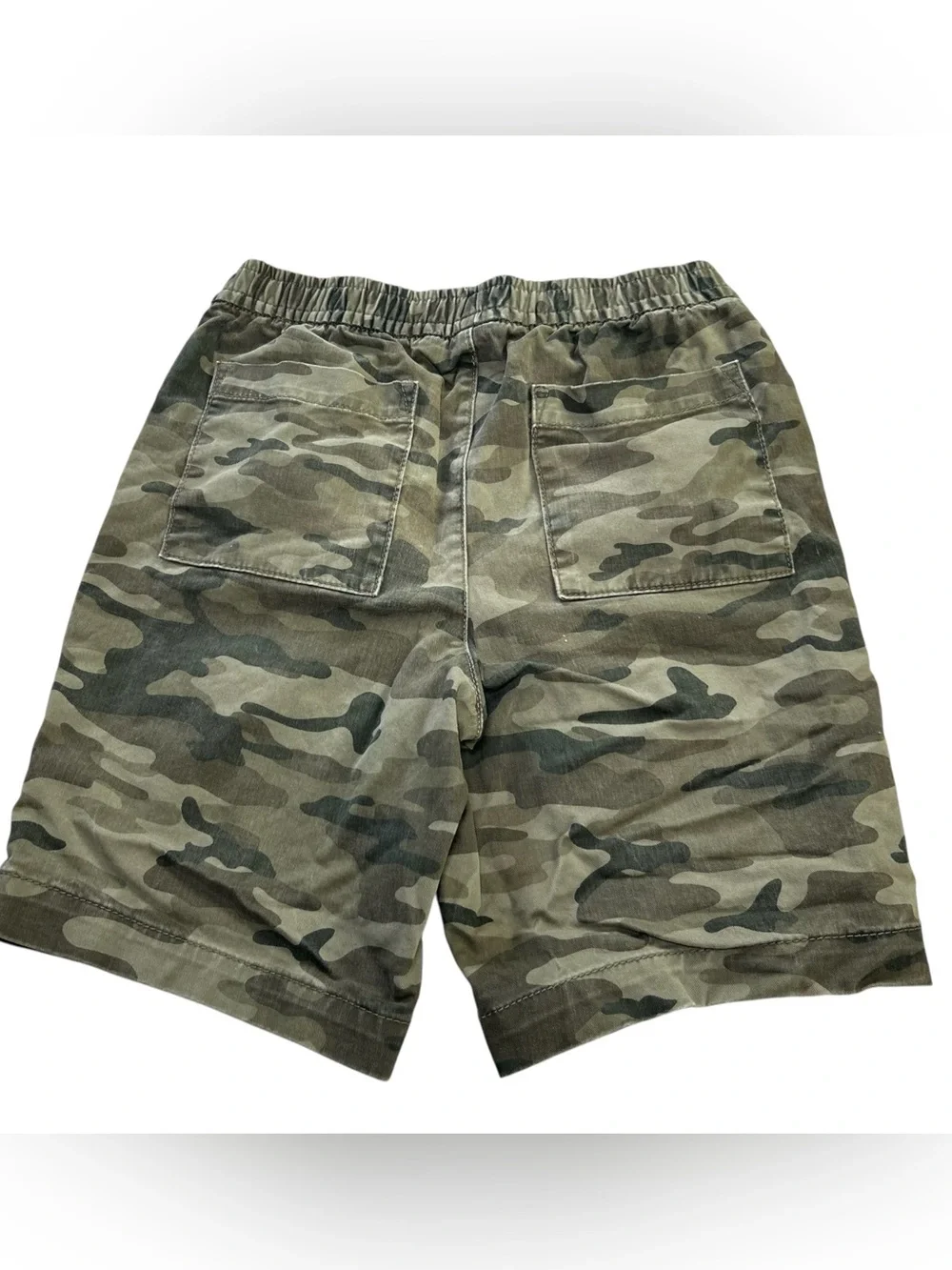 Gap Kids Easy Pull-On Camouflage Shorts Green Youth XL